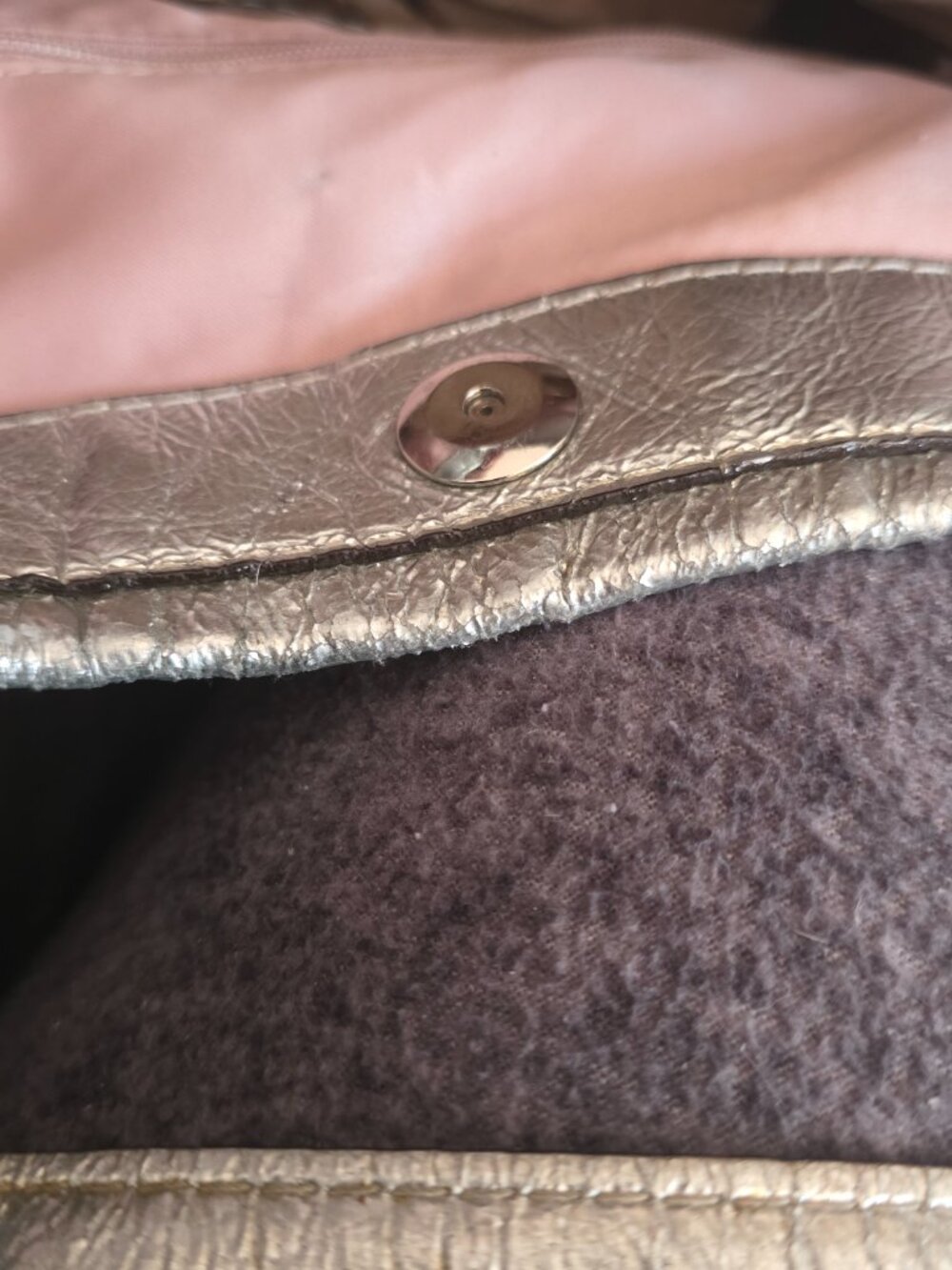 EUC COACH 19758M CLASSIC SIGNATURE C Canvas and Silver Leather - Picture 14 of 16